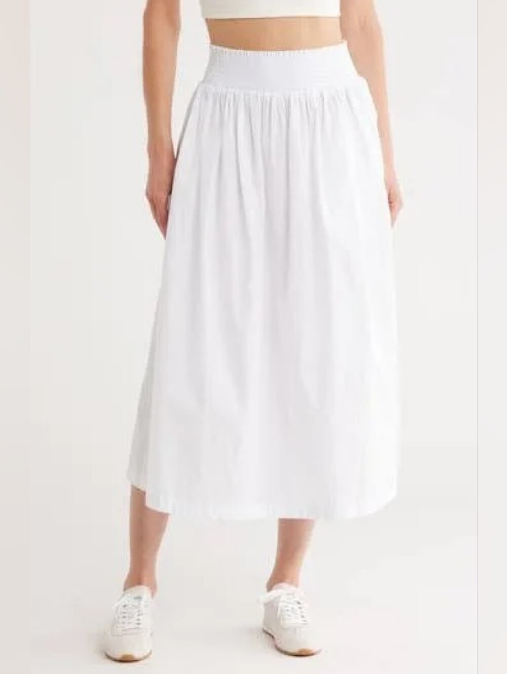 Calvin Klein White Maxi Skirt